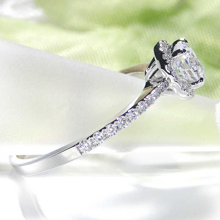 楽天市場】pt950 大粒 0.5ct ダイヤモンド リング【0.74ct】【H-SI