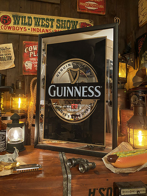 楽天市場】ビッグサイズ パブミラー （ギネス/ブラックラベル