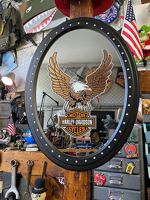 楽天市場】ハーレーダビッドソン ハーレーイーグル ガレージミラー