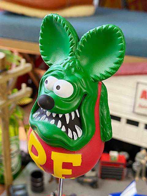 楽天市場】ラットフィンク スクイーズ アンテナトッパー