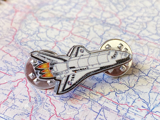 楽天市場】NASA 宇宙ピンバッジ （スペースシャトル） アメリカン雑貨