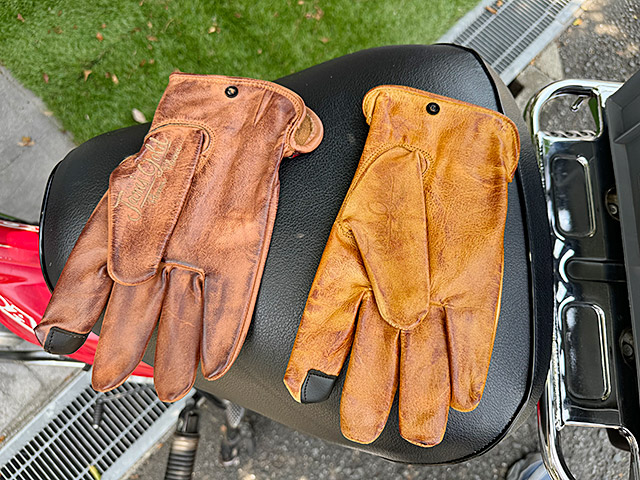 楽天市場】ヴィンテージ仕上げ レザーグローブ DIRTY オールシーズン用