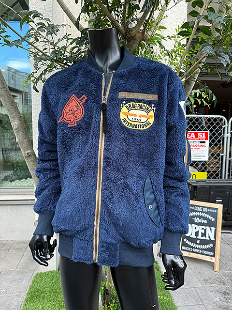 マックツール テッドマンコラボフリースジャケットLサイズ ブルー