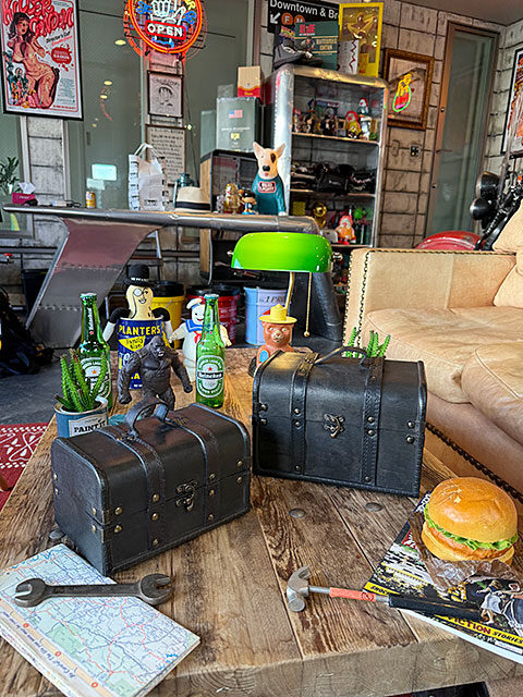 楽天市場】海賊宝箱 アンティークトランクケース 2個セット