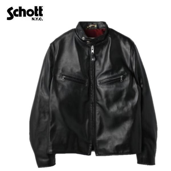 美品】ビックサイズSchott ブラック 641HH ホースハイド 楽天市場