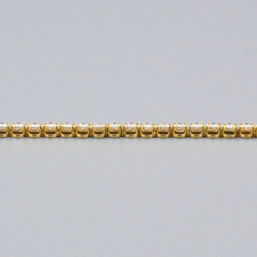 楽天市場】テニスブレスレットフルエタニティーダイヤモンド1.00