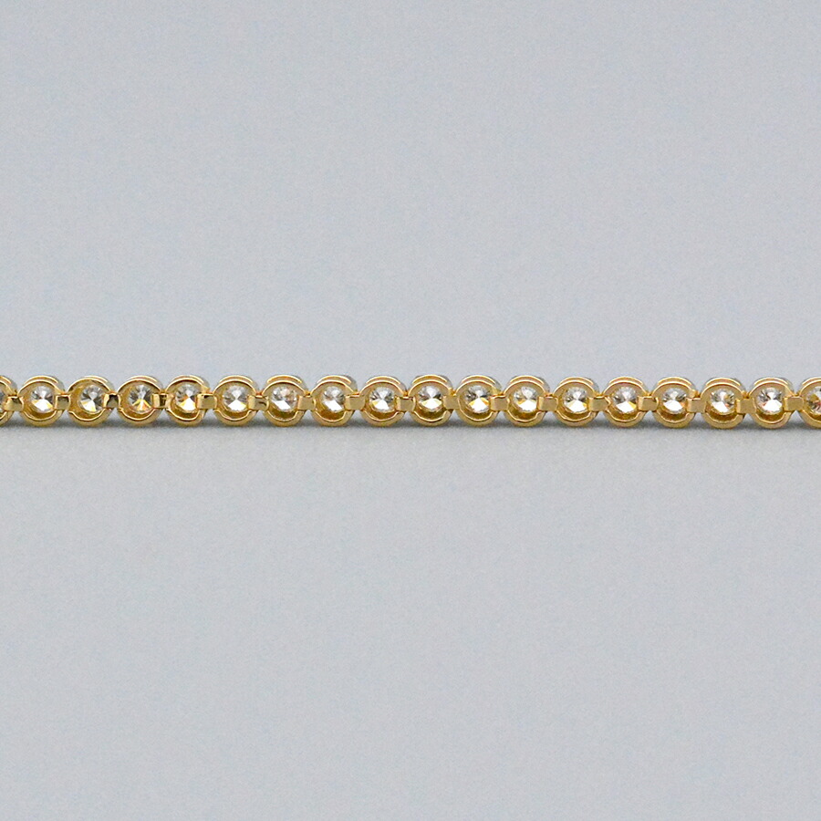 楽天市場】テニスブレスレットフルエタニティーダイヤモンド1.00