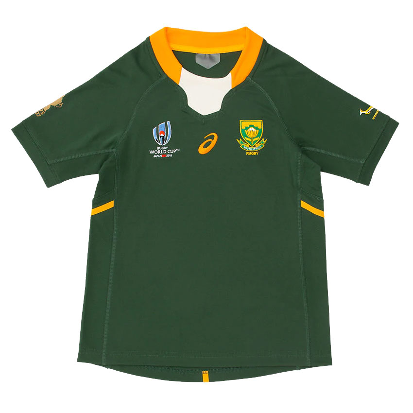 レア 南ア仕様 スプリングボクス 2019W杯 優勝記念Tシャツ S (日本M)