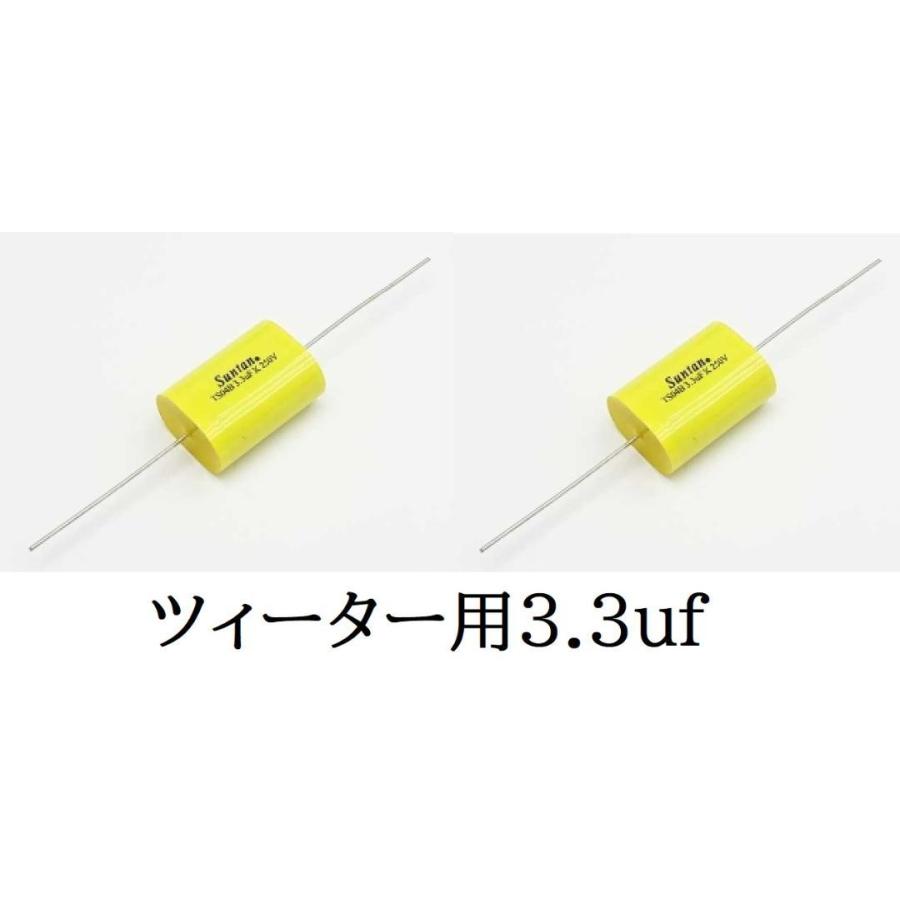 楽天市場】2個セット フィルムコンデンサー3.3ufスーパー ツイーター