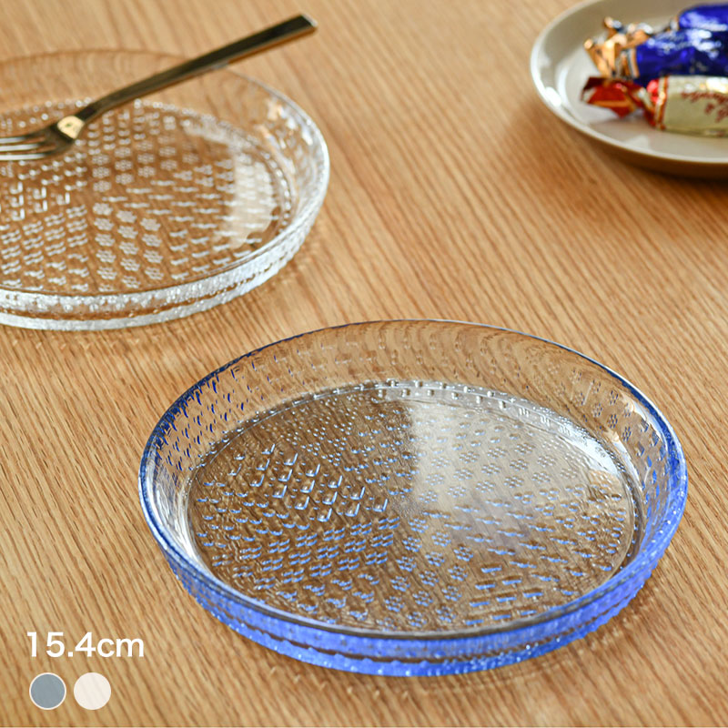 楽天市場】イッタラ プレート 15.4cm ツンドラ クリア アクア iittala