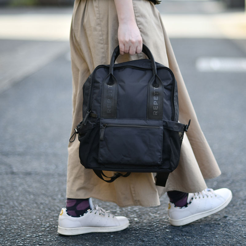 楽天市場】レペット リュック アダージュ ブラック 黒 repetto ADAGE