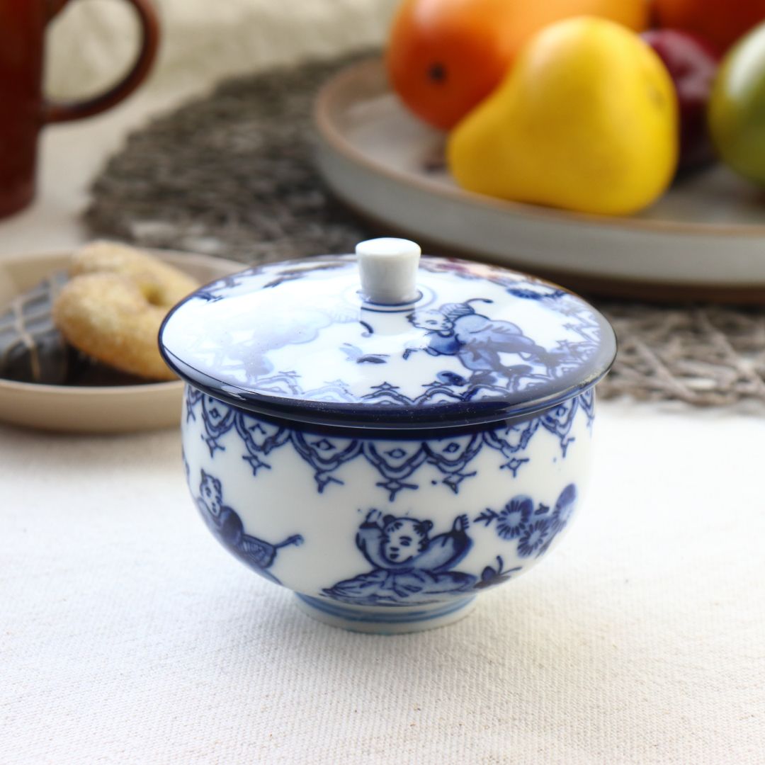 楽天市場】有田焼 蓋付き湯呑み 唐子 日本製 美濃焼 日本製 瀬戸焼 和