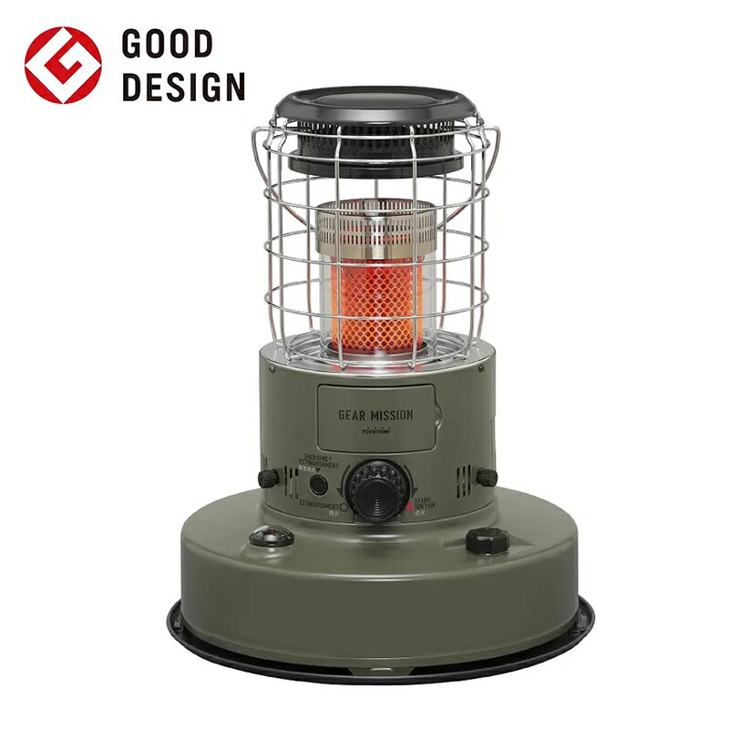 楽天市場】トヨトミ 石油ストーブ レインボー グリーンの通販