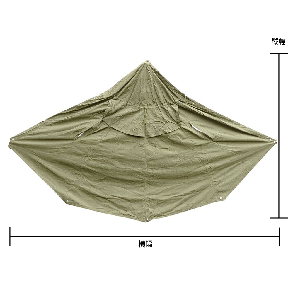 楽天市場】ポーランド軍放出品 テントシート 軍幕 オリーブドラブ