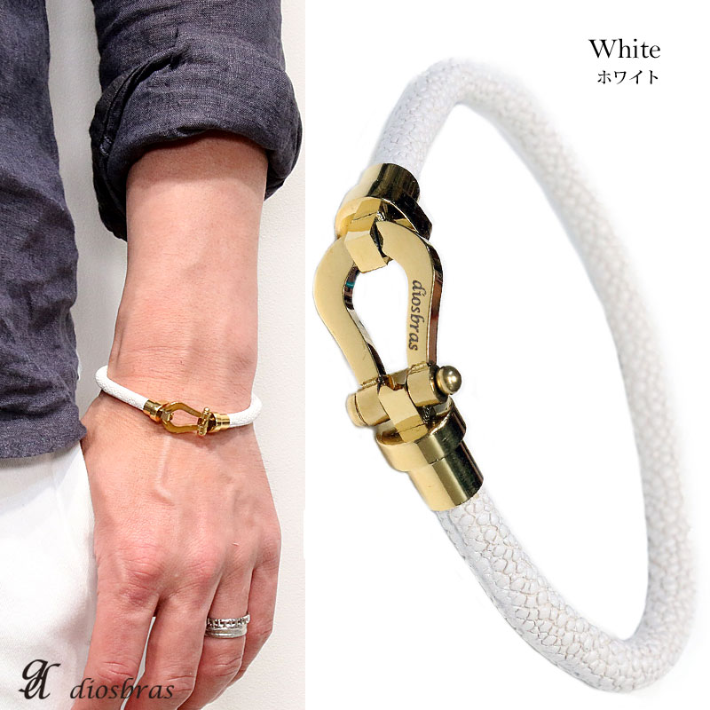 楽天市場】ブレスレット メンズ レザー ブレス スティングレイ