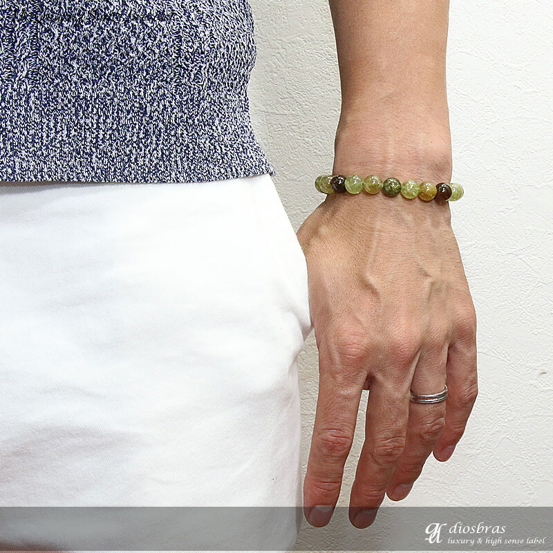 楽天市場】グリーンガーネット ブレスレット 9ミリ玉 約9mm 数珠