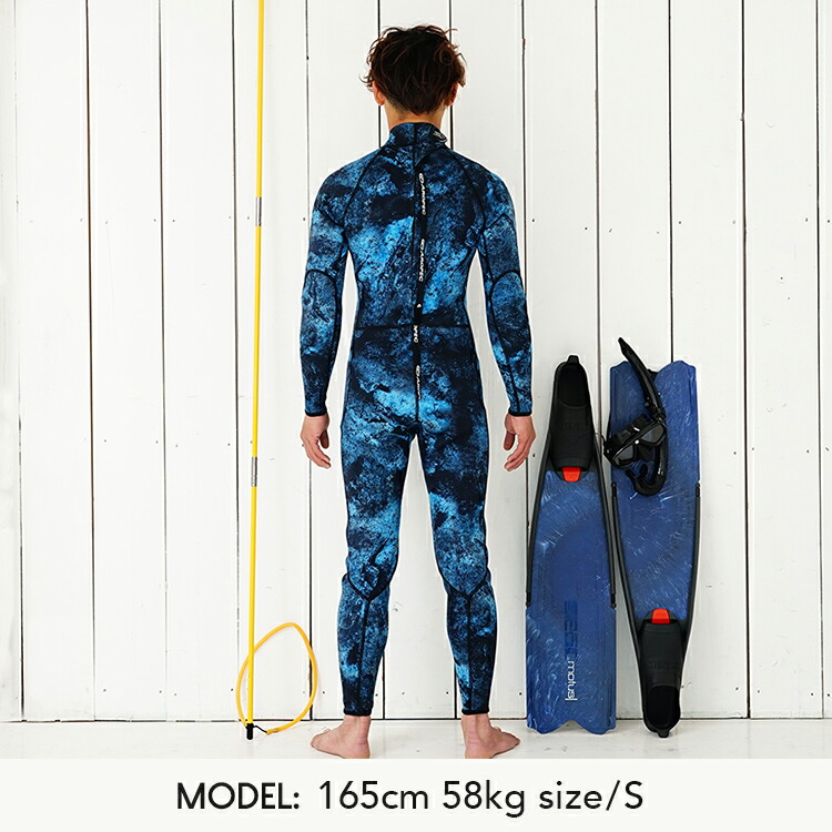 楽天市場】ウェットスーツ フルスーツ メンズ 3mm 2mm カモ柄 迷彩