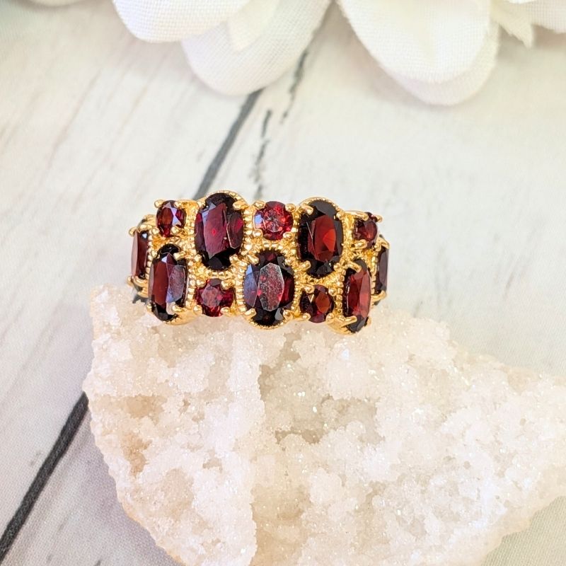 楽天市場】【碌山】シルバー ガーネット リング碌山 Rokuzan ロクザン