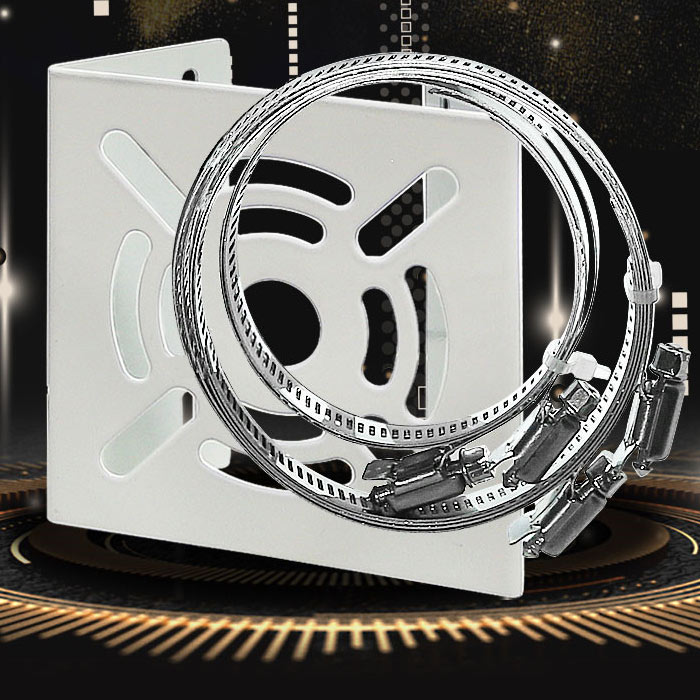 楽天市場】防犯カメラ 取り付け金具 ポール 角柱 ステンレスバンド 4本