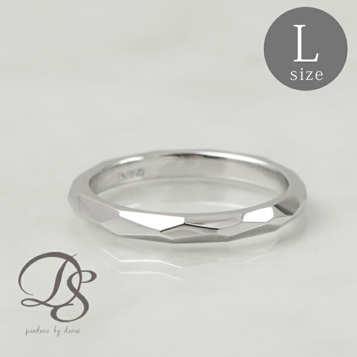 楽天市場】プラチナ リング レディース 指輪 メンズ シンプル カット