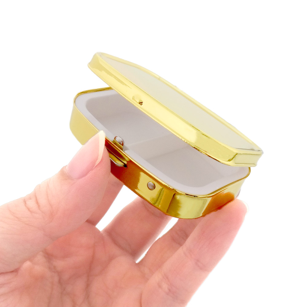 楽天市場】ピルケース ミラー付き 56mm×45mm アイラッシュ 持ち運び