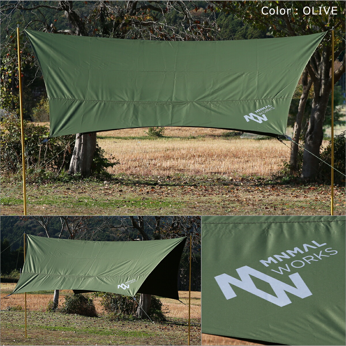 楽天市場】MINIMAL WORKS ミニマルワークス BLUEHOLE HEXA TARP ブルー