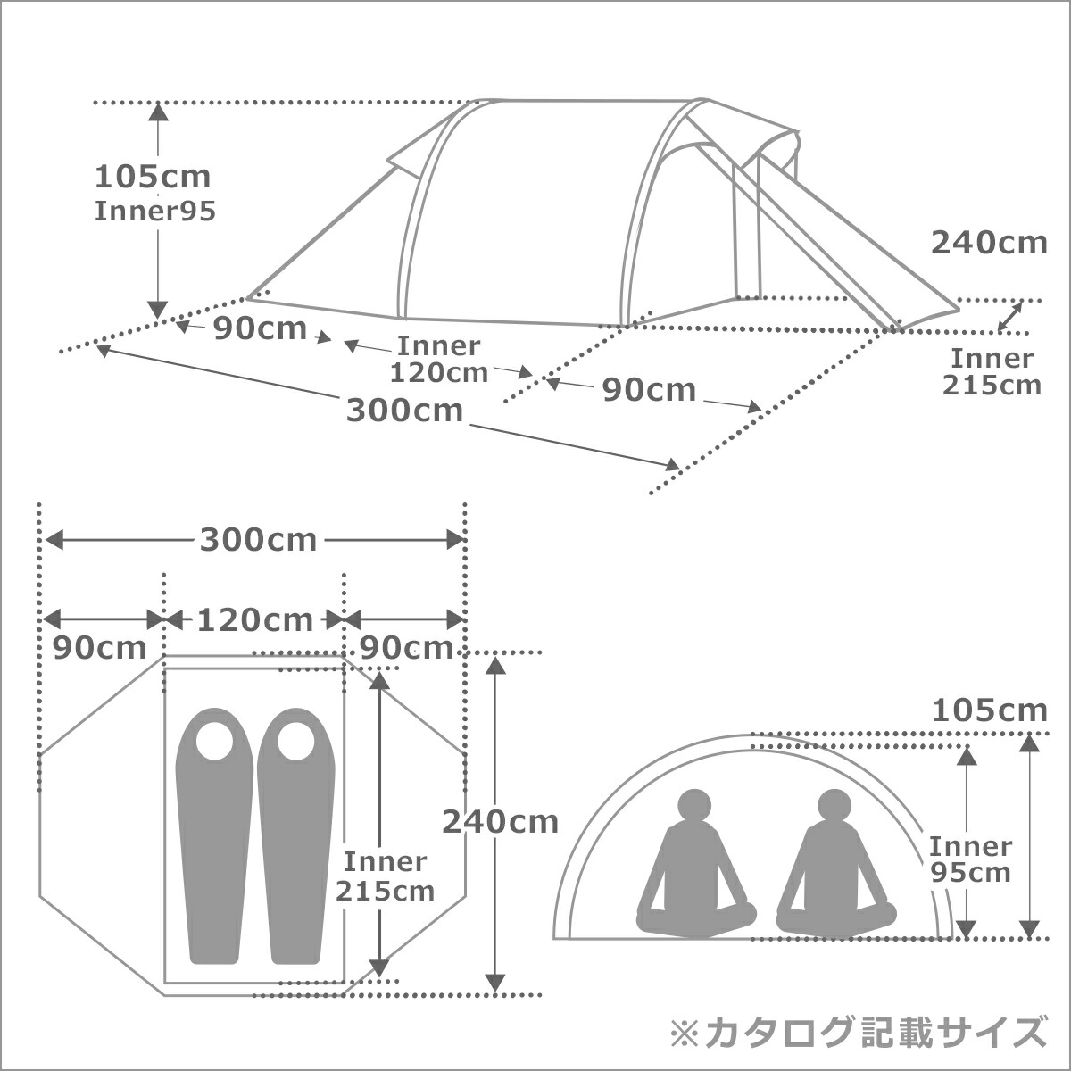 楽天市場】ローベンス Goshawk 2（ゴスホーク2）2人用テント 130251