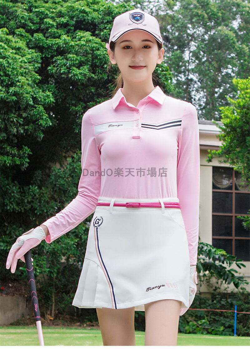 ALOFT レディースゴルフシャツ L ピンク ALOFT レディースゴルフシャツ