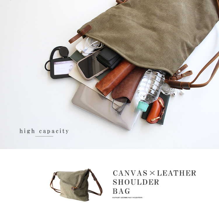 楽天市場】レザーバッグ ショルダーバッグ キャンバスバッグ