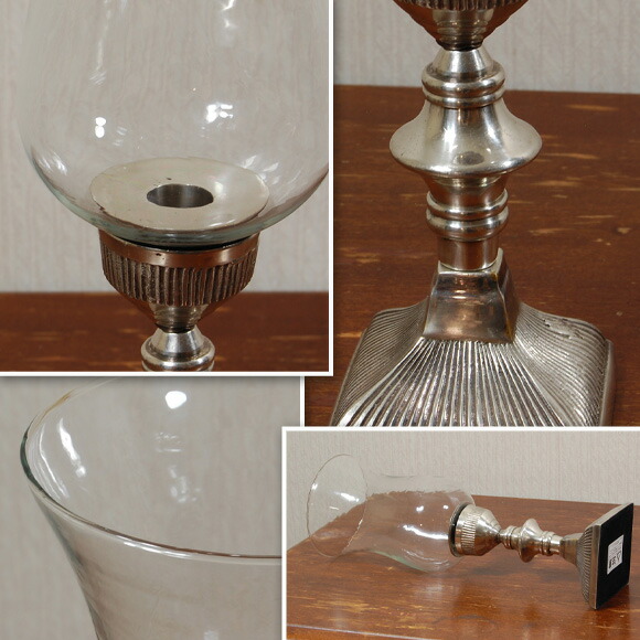 楽天市場】Finlay フィンレイ ガラス＆ブラス ハリケーンキャンドル