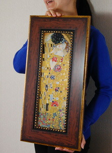 楽天市場】クリムト 接吻 ザ・キス アートフレーム 魅惑の名画を楽しむ