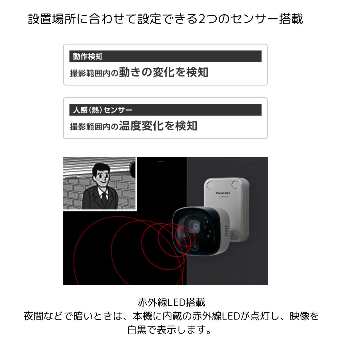 楽天市場】ワイヤレスカメラ VL-WD712X 防犯カメラ パナソニック