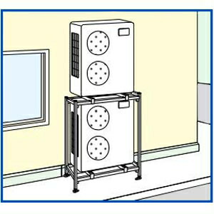 楽天市場】日晴金属 PCキャッチャー 二段/平地高置用 高さ1860mm 平地