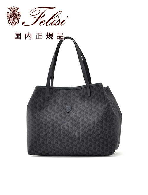 楽天市場】フェリージ Felisi トートバッグ 男女兼用 モノグラム総柄