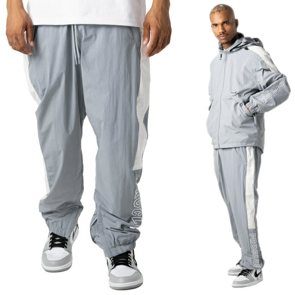 楽天市場】【03PC0503】PRO CLUB NYLON FULL COURT WINDBREAKER PANTS