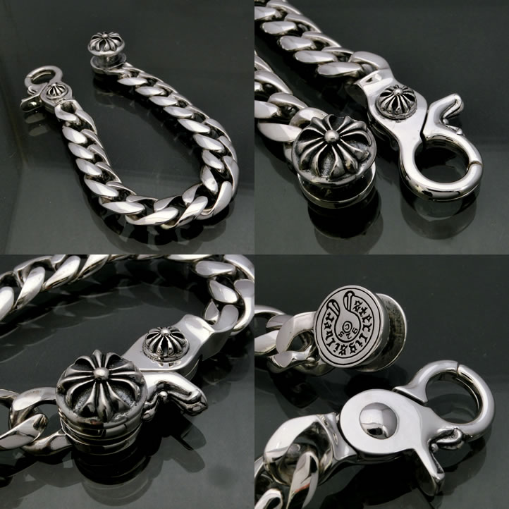 楽天市場】ゴシッククロスクラシックチェーンブレスレット 【プレーン