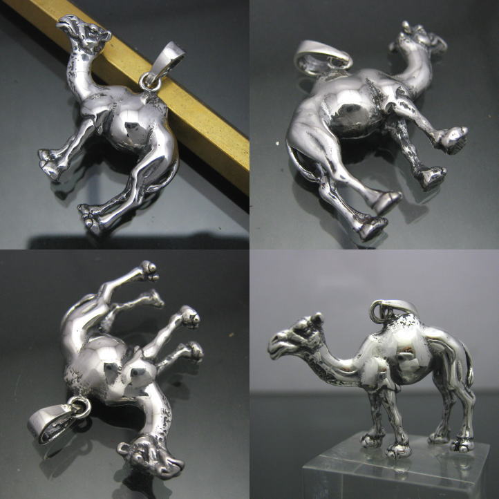 楽天市場】銀の駱駝 ヒトコブラクダペンダント シルバー925 SV925