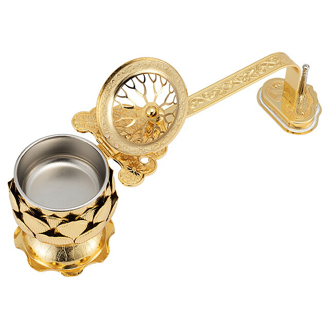 楽天市場】【密教法具 寺院用仏具】 蓮華型柄香炉 真鍮製 長さ32.5cm