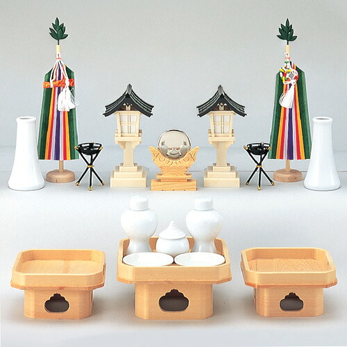 楽天市場】祖霊舎(神徒壇)用神具セット 大【送料無料】【神具 御霊舎