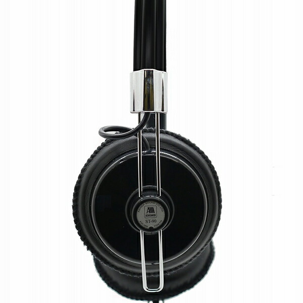 楽天市場】レトロヘッドホン ASHIDAVOX ST-90-05-K ブラック 黒 アシダ