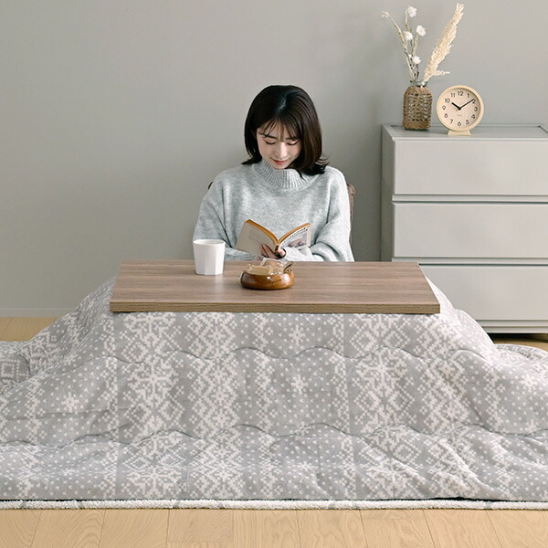 楽天市場】こたつ こたつ布団 長方形 80×60用 フランネル調 両面使える
