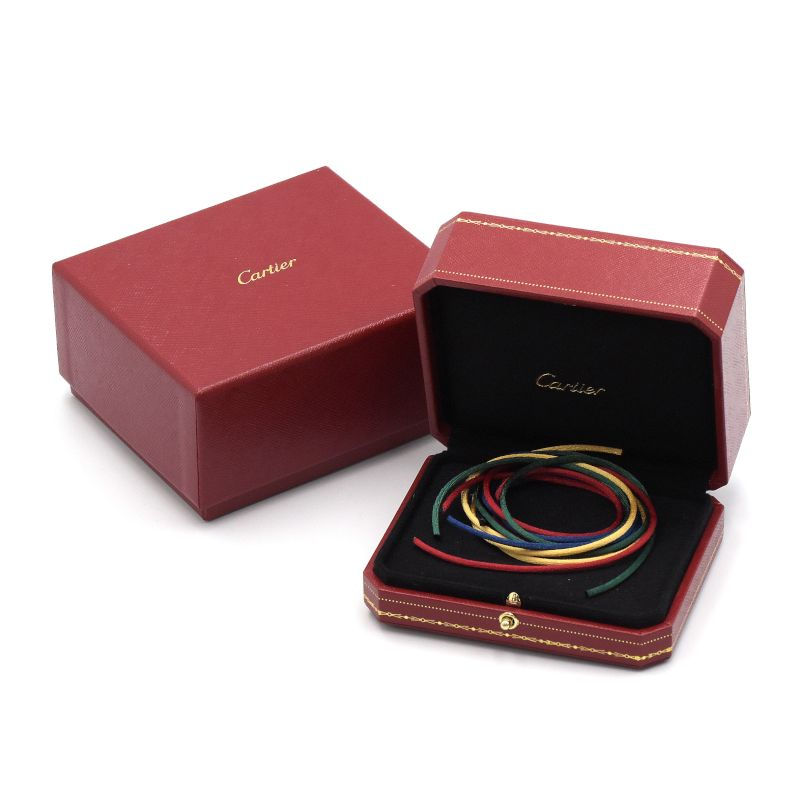 楽天市場】[返品OK]カルティエ トリニティコードブレスレット K18YG