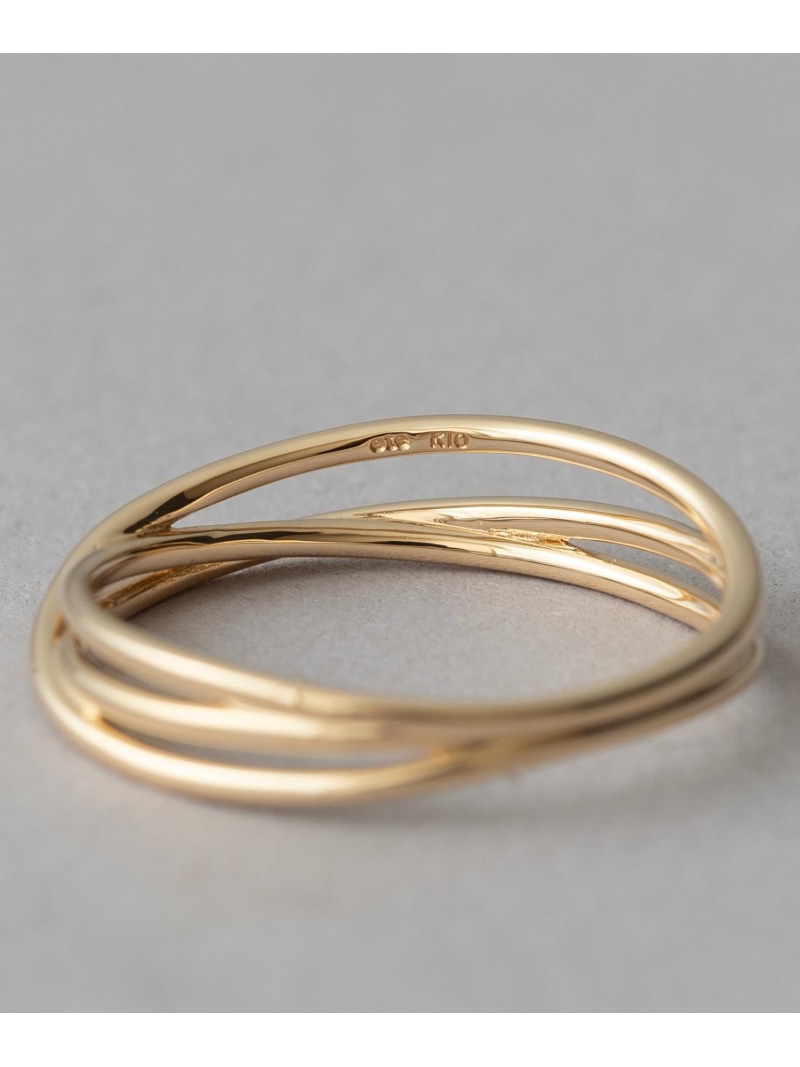 楽天市場】[レイヤード] K10YG メッシュ リング ete エテ アクセサリー