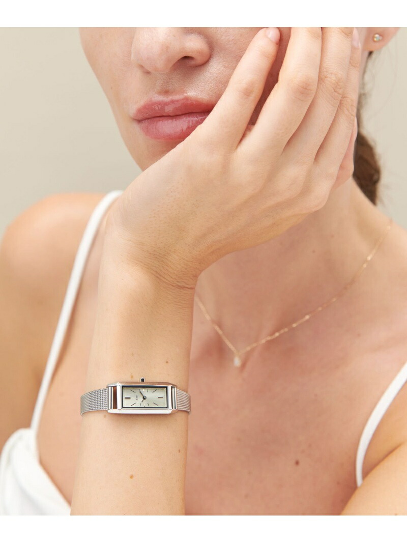 楽天市場】レクタングルフェイス メッシュベルト ウォッチ ete エテ