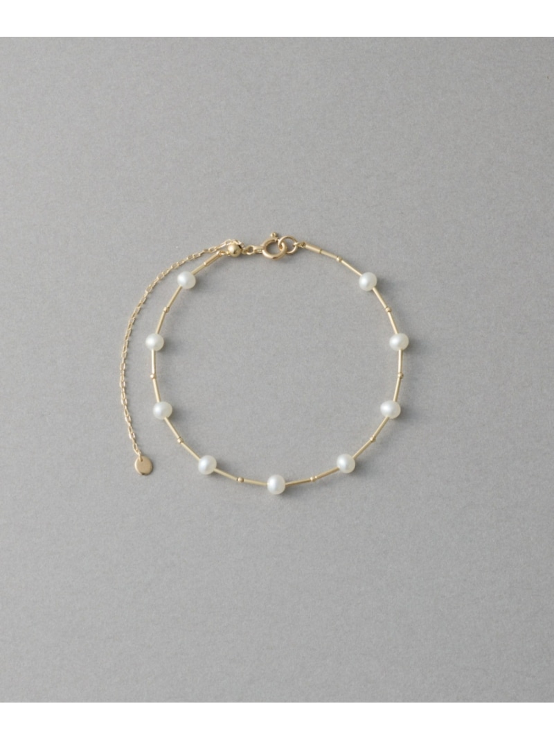 楽天市場】[フロート] K10YG パール ワイヤー ブレスレット ete エテ