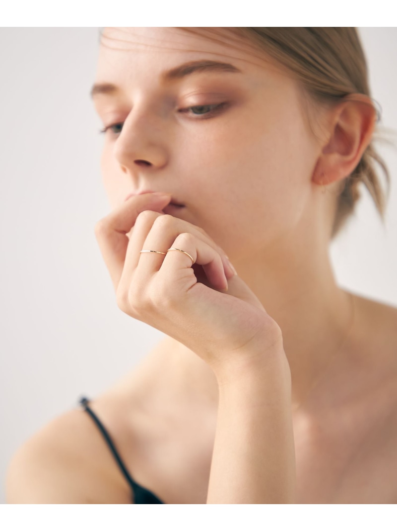 楽天市場】[ONLINE Limited] K10YG ワイヤーリング ete エテ