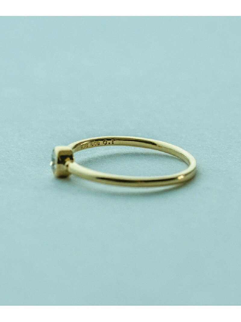 楽天市場】K18 ダイヤモンド 0.1ct リング「ブライト」 ete エテ