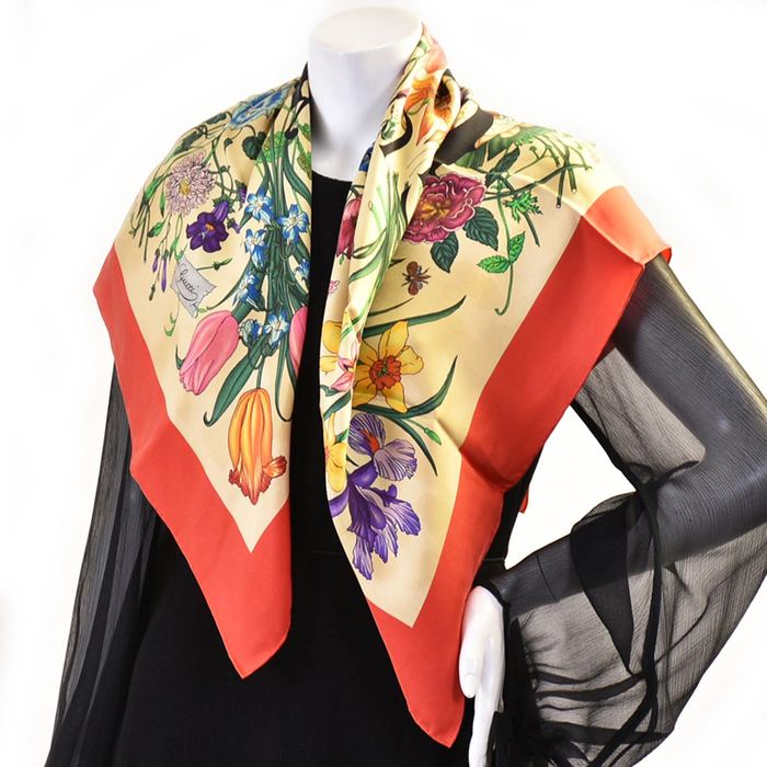 楽天市場】【ポイント10倍 期間限定】 グッチ GUCCI スカーフ 508070