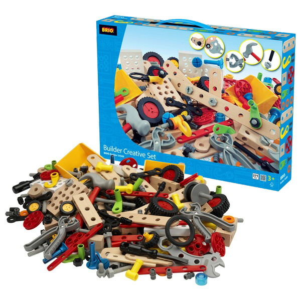 楽天市場】BRIO ブリオ ビルダー クリエイティブセット〜組み立てて