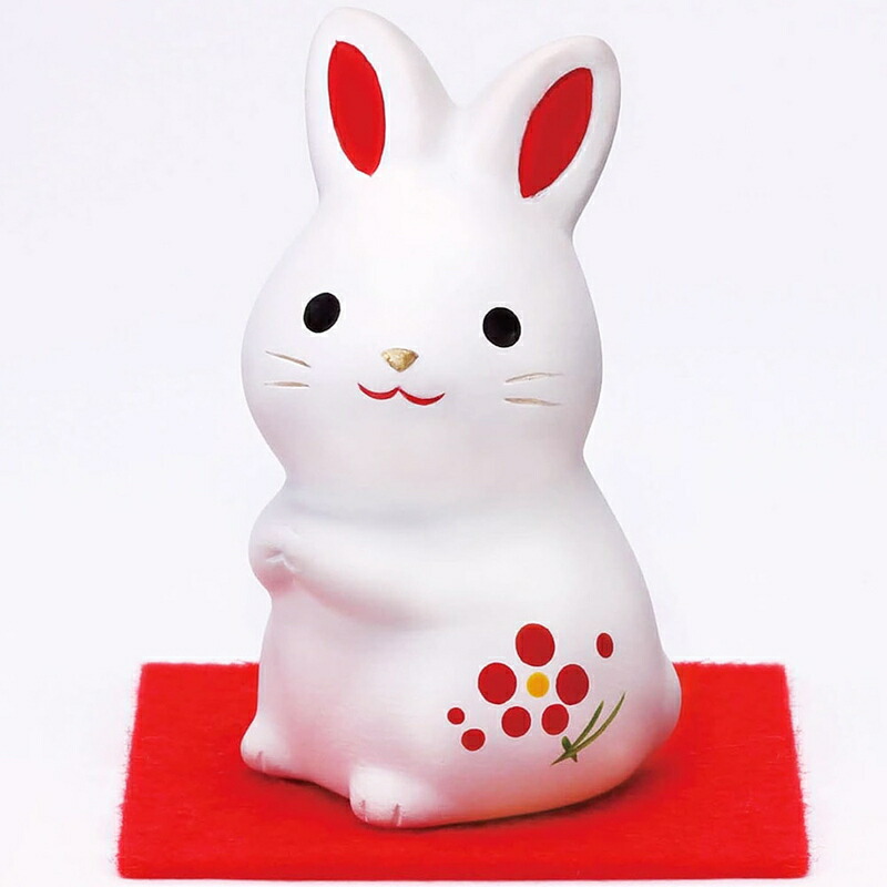 楽天市場】招福 飛躍パワー ミニうさぎ6匹セット / うさぎ 兎 ウサギ